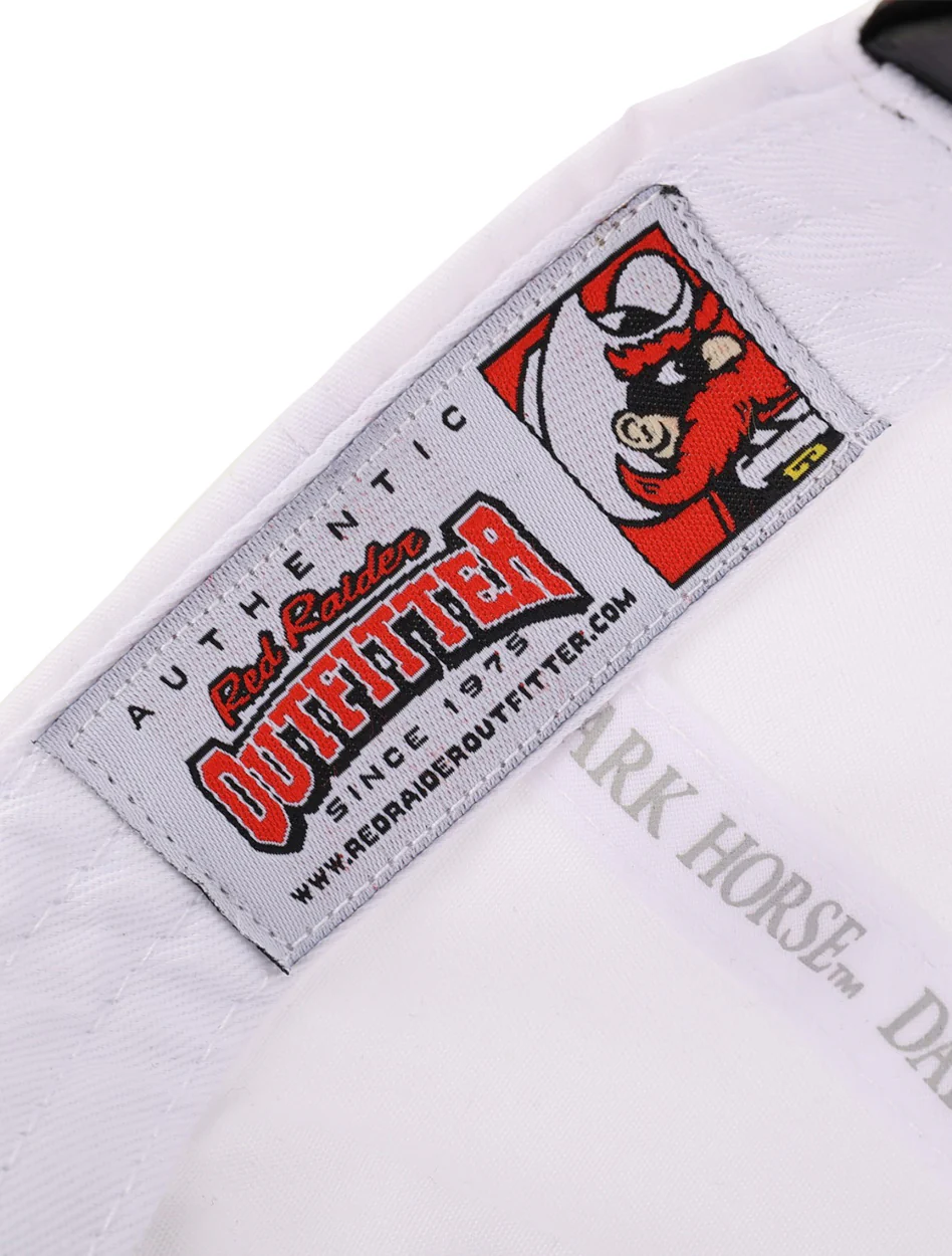 Texas Tech Dark Horse "He's a 10" White Snapback Cap - Image 4