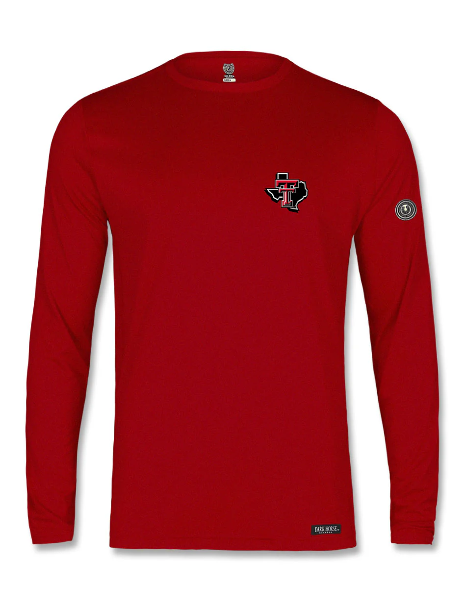 Texas Tech Dark Horse "King's Pride" MotionFit Long Sleeve T-Shirt - Image 2