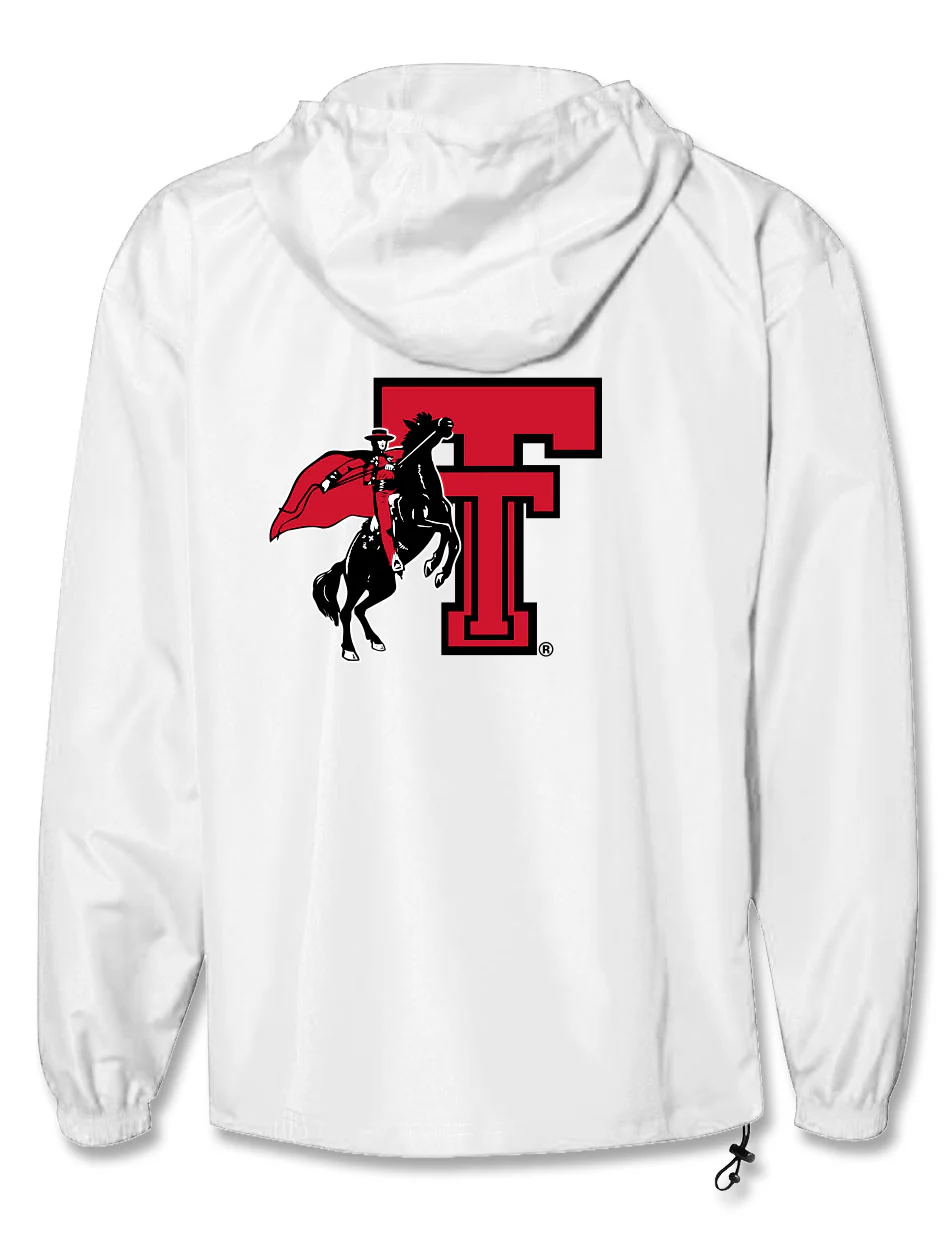 Texas Tech Dark Horse "Pack N Go" TB Rearing Rider Pullover - Image 4