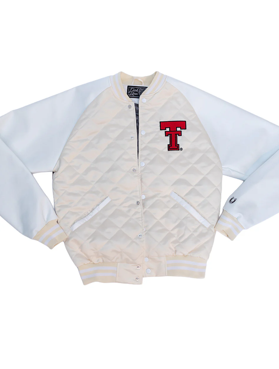 Texas Tech Dark Horse "Rider Heritage" Quilted Varsity Jacket - Image 2