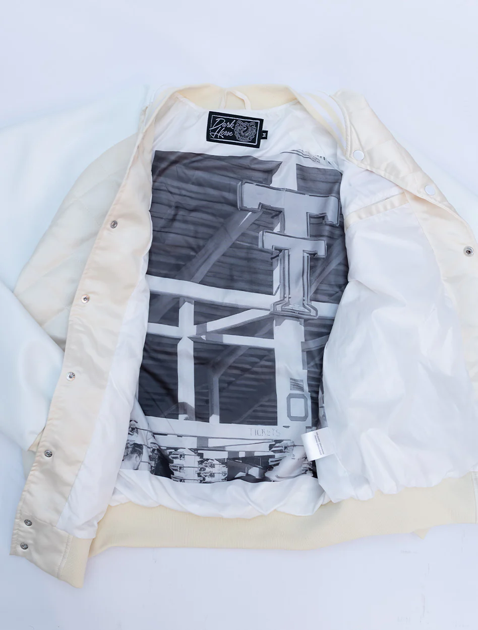 Texas Tech Dark Horse "Rider Heritage" Quilted Varsity Jacket - Image 3