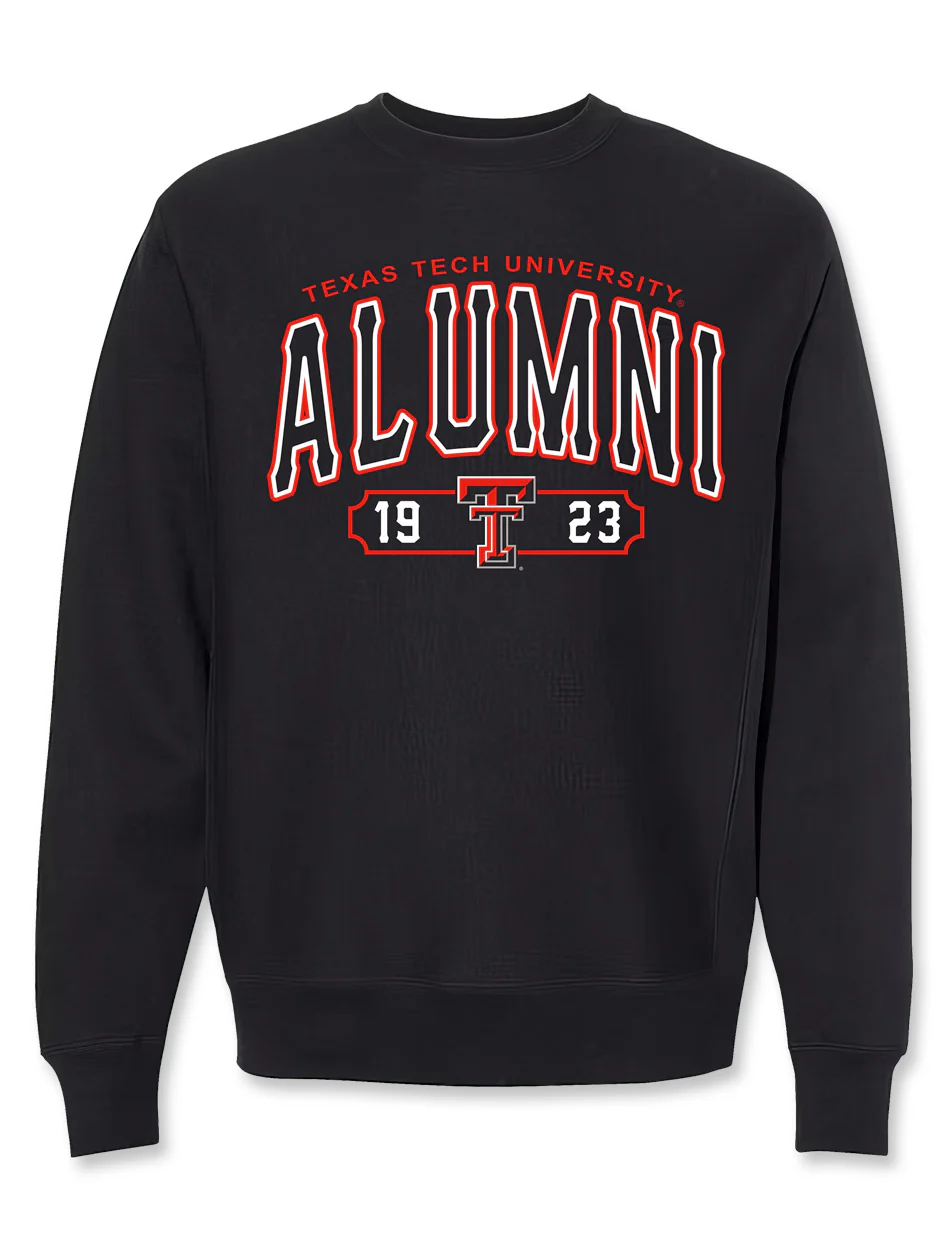 Texas Tech Double T "Connolly" Alumni Crewneck Sweatshirt