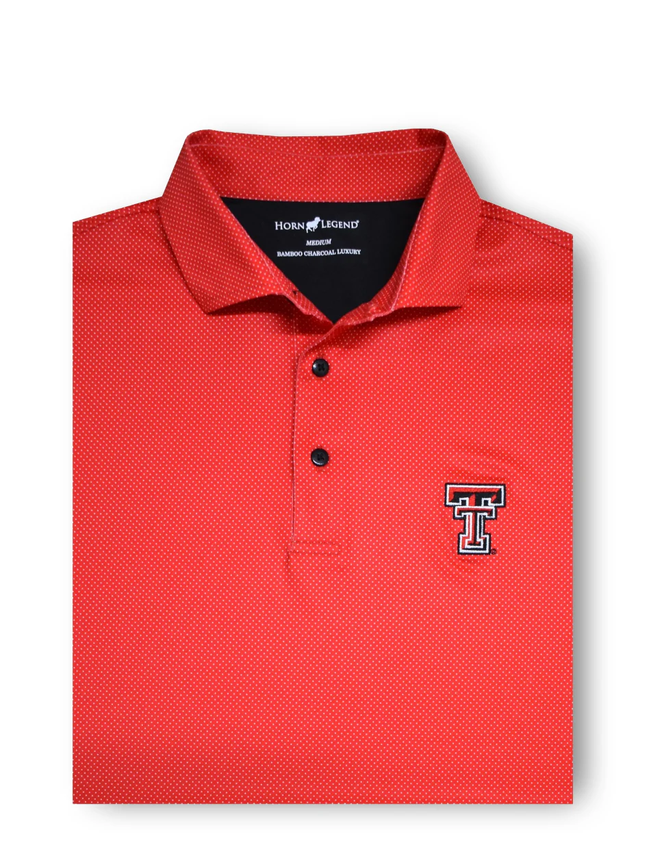 Texas Tech Double T "Dot" Varsity Tailgate Men's Polo - Image 2