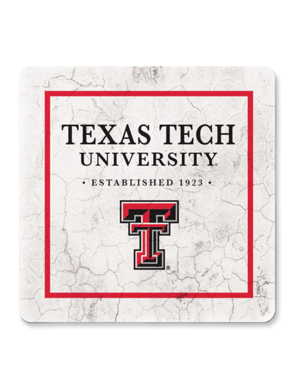 Texas Tech Double T Est. 1923 Sandstone Coaster