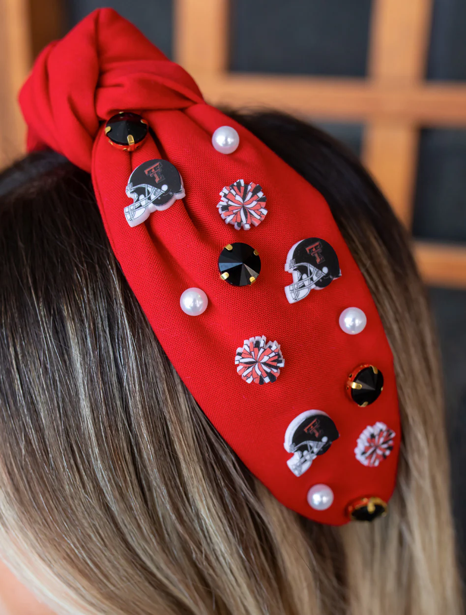 Texas Tech Double T "Helmet" Knot Headband