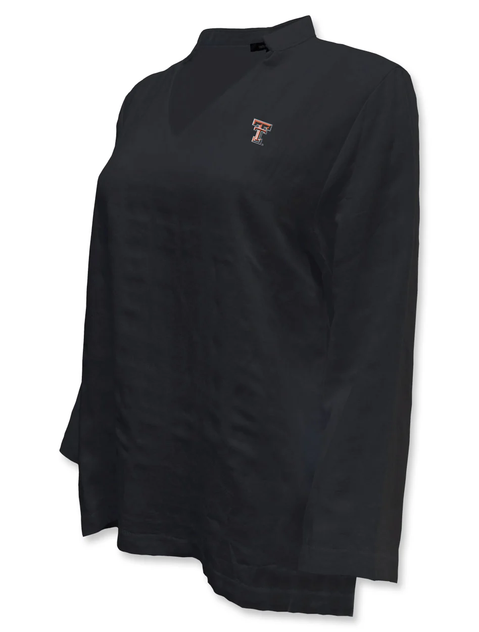 Texas Tech Double T "La Jolla" 3/4 Sleeve Blouse