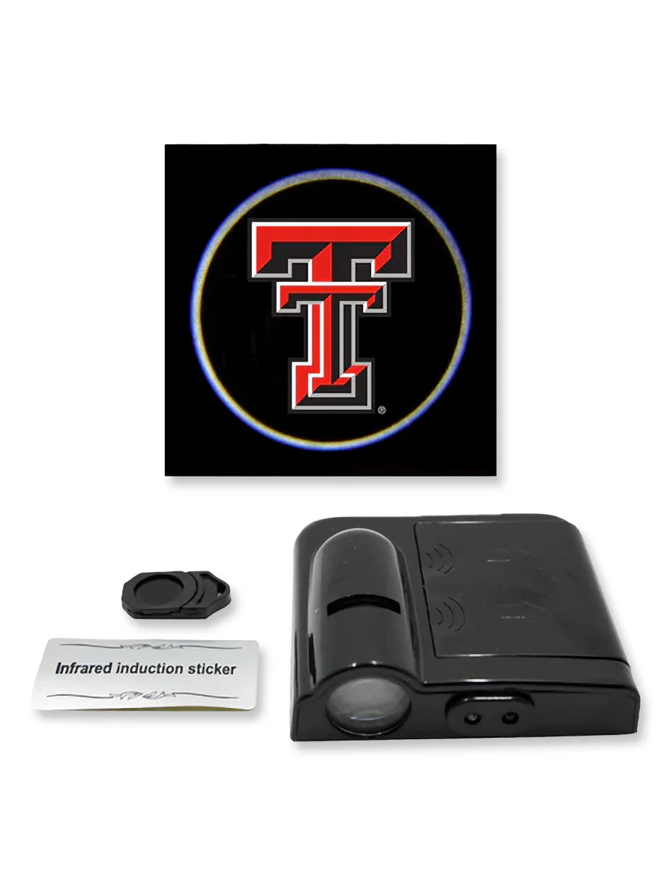 Texas Tech Double T LED Car Door Light - Image 2