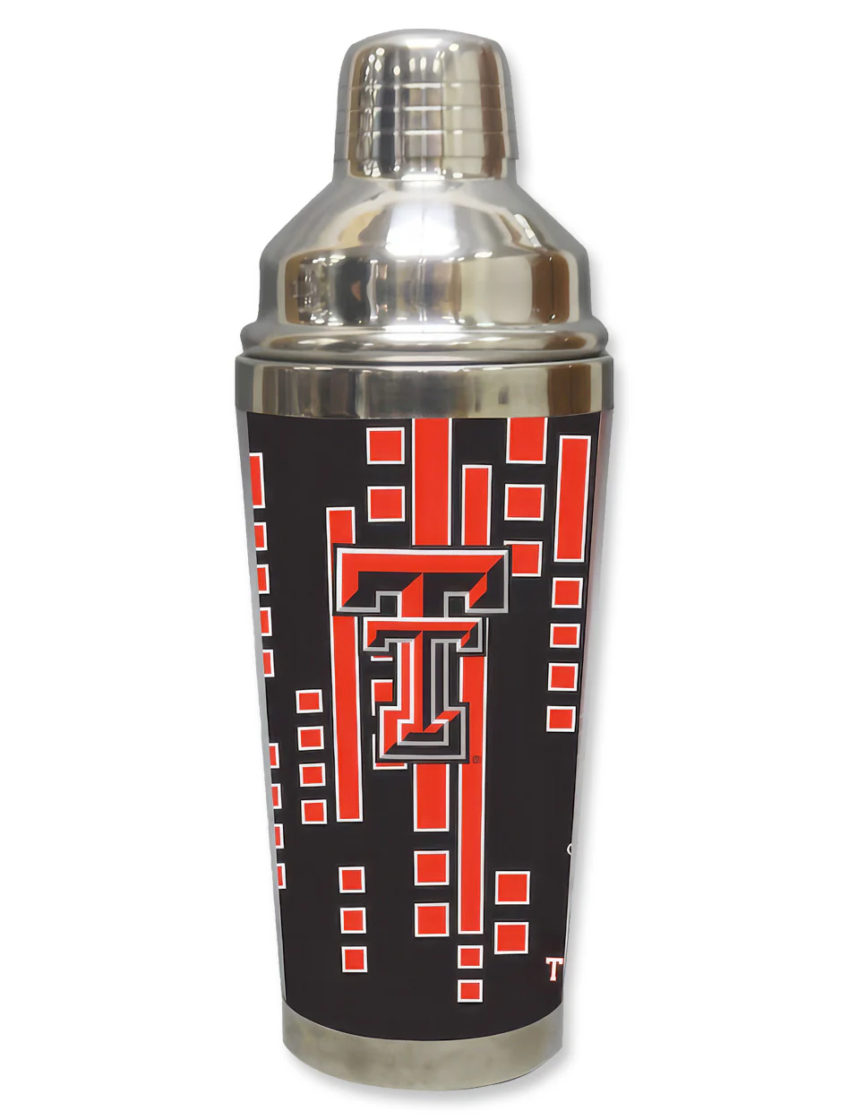 Texas Tech Double T Martini Shaker
