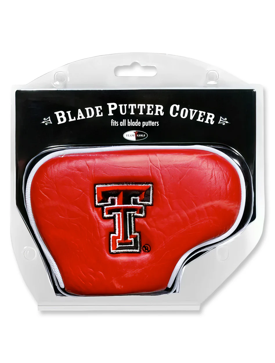 Texas Tech Double T on Red Blade Putter Cover
