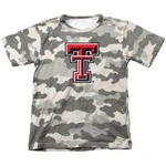 Texas Tech Double T on Tonal Camo YOUTH Tee
