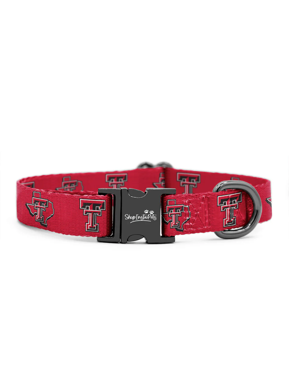 Texas Tech Double T / Pride Logo Dog Collar