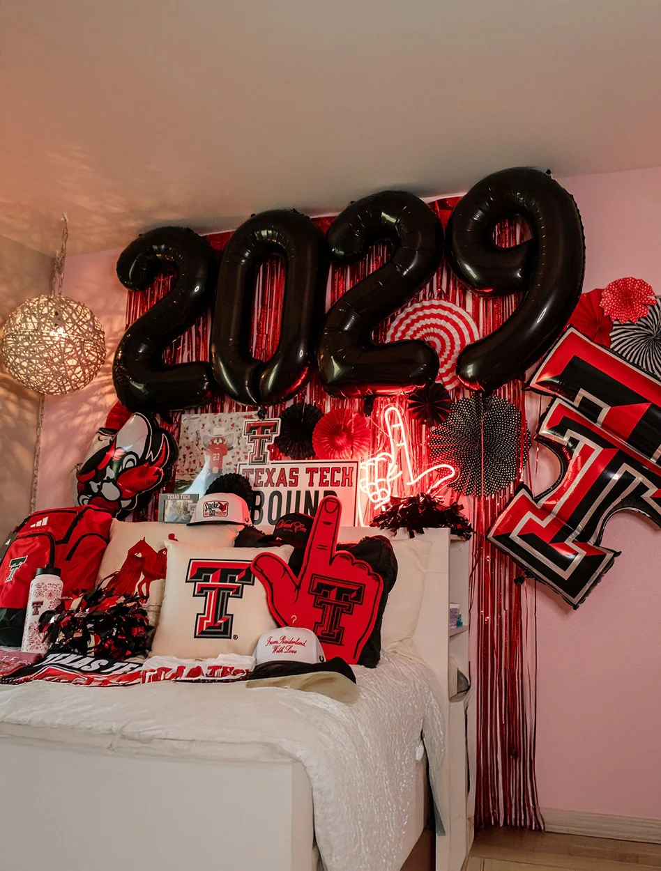 Texas Tech Double T Shaped 46" Mylar Balloon - Image 3