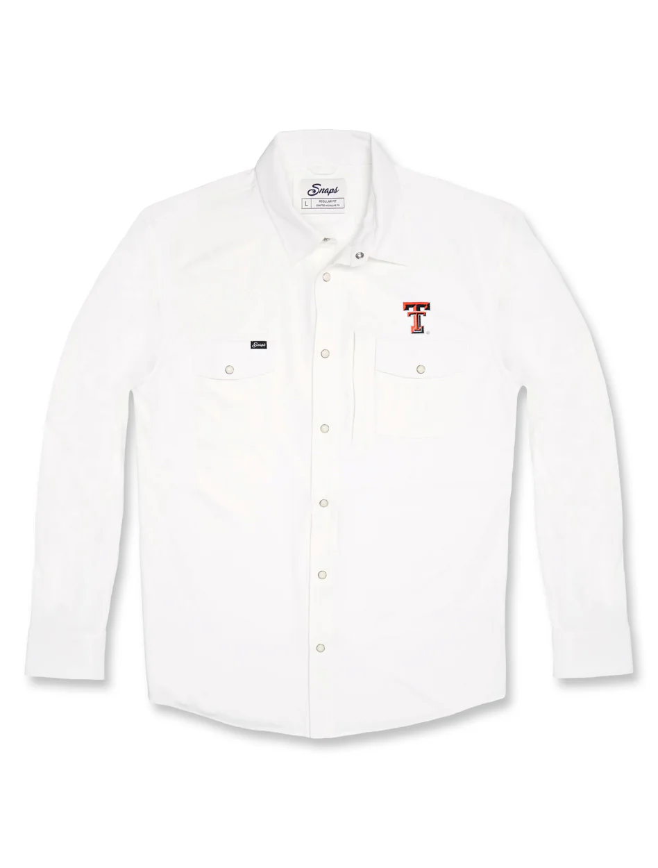 Texas Tech Double T "Tailgater" Pearl Snap Long Sleeve Button Down Shirt - Image 2