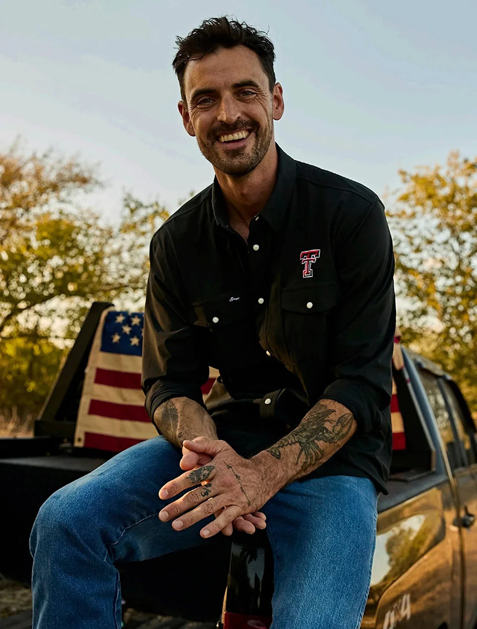Texas Tech Double T "Tailgater" Pearl Snap Long Sleeve Button Down Shirt - Image 4