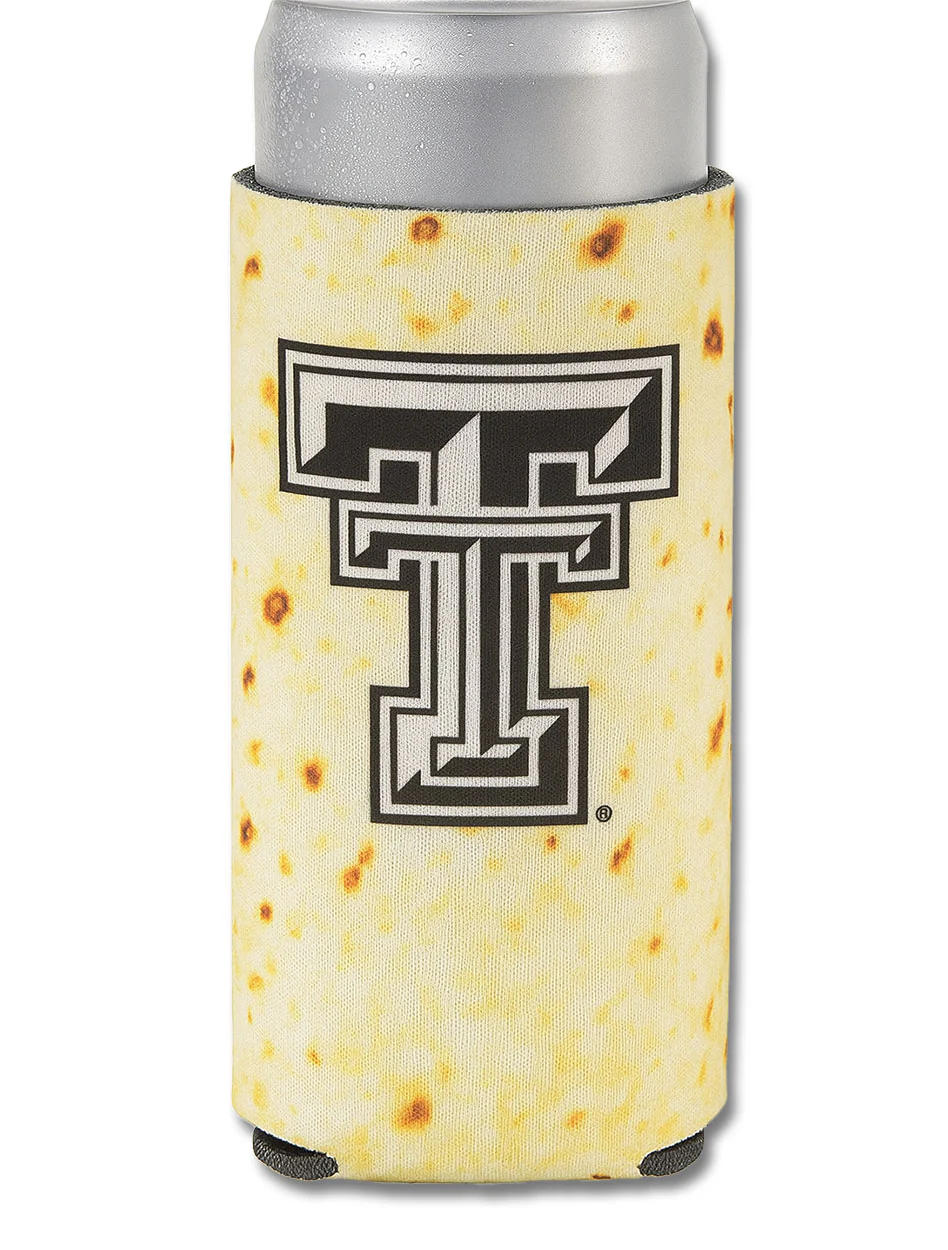 Texas Tech Double T "Tortilla" Slim Can Cooler