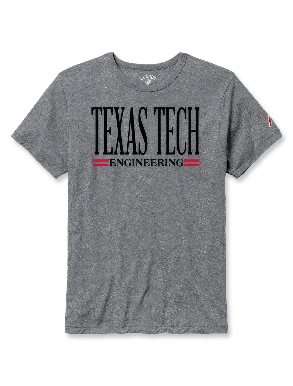 Texas Tech "Engineering" Short Sleeve Tri-Blend T- Shirt