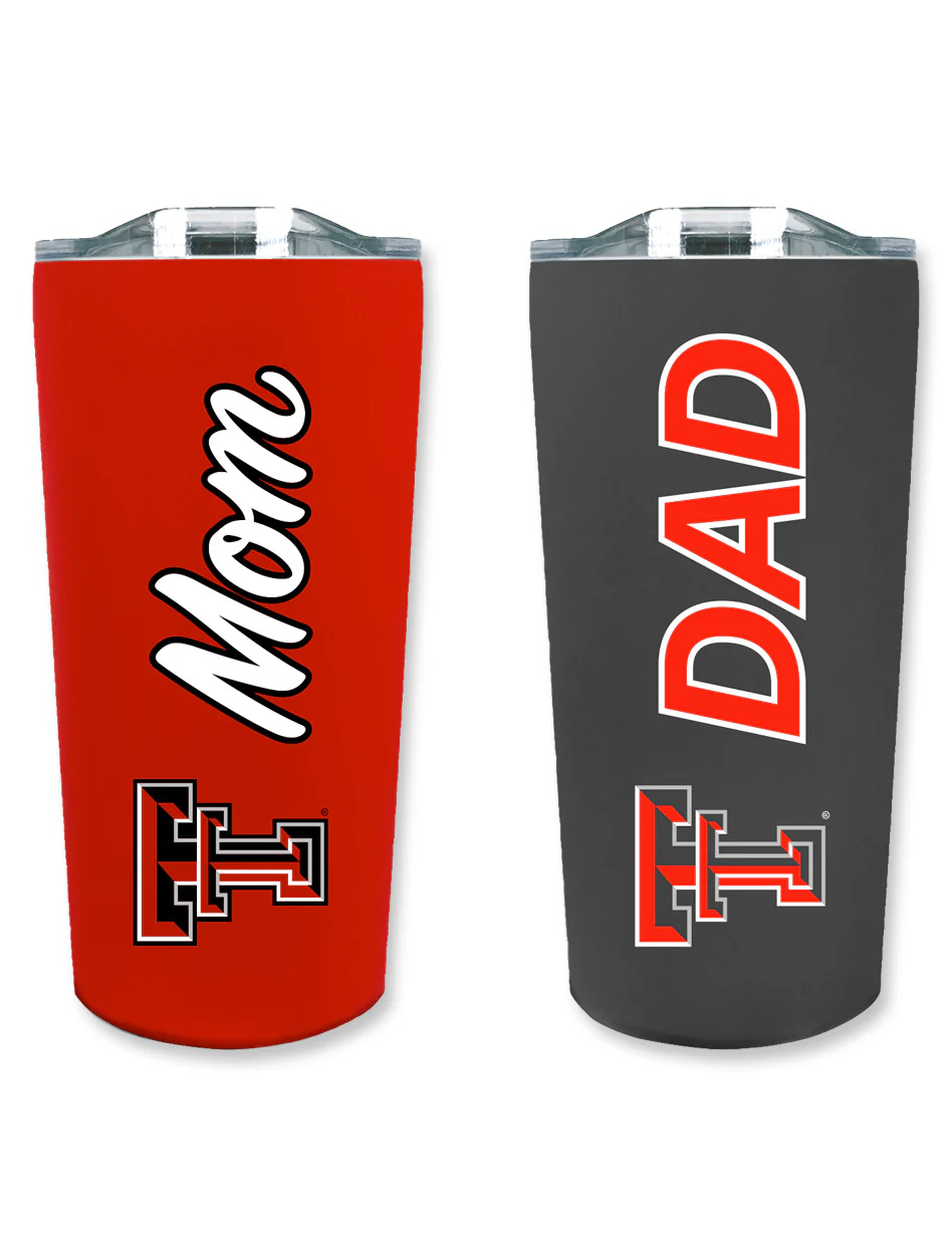 Texas Tech Fanatic Mom & Dad Travel Tumbler Set