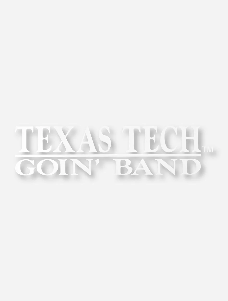 Texas Tech Goin' Band White Decal