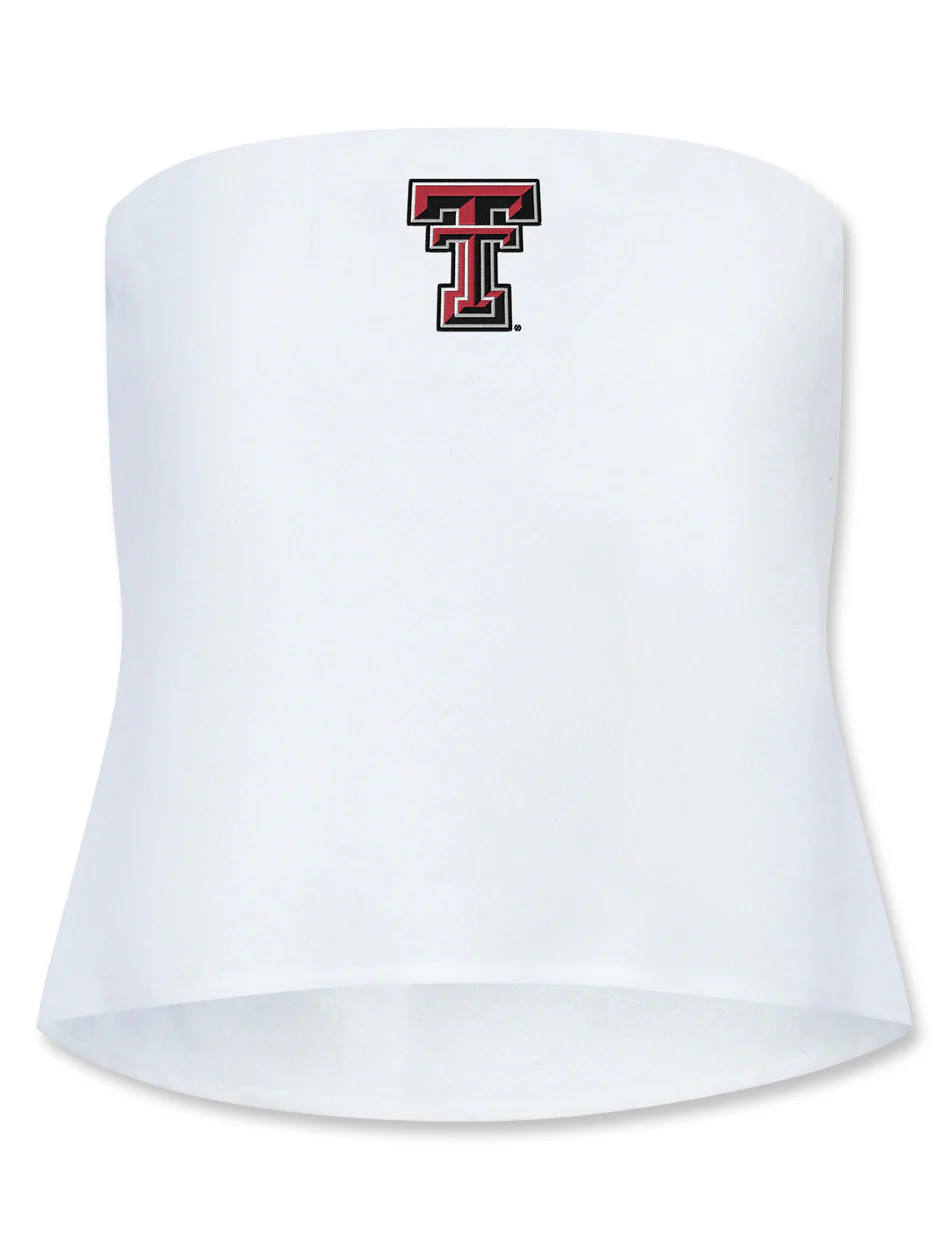 Texas Tech Hype & Vice Linen Tube Top