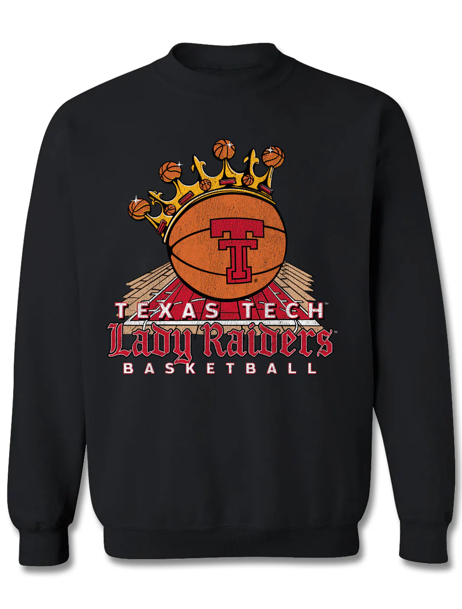 Texas Tech "Lady Raiders Reign" Black Sweatshirt