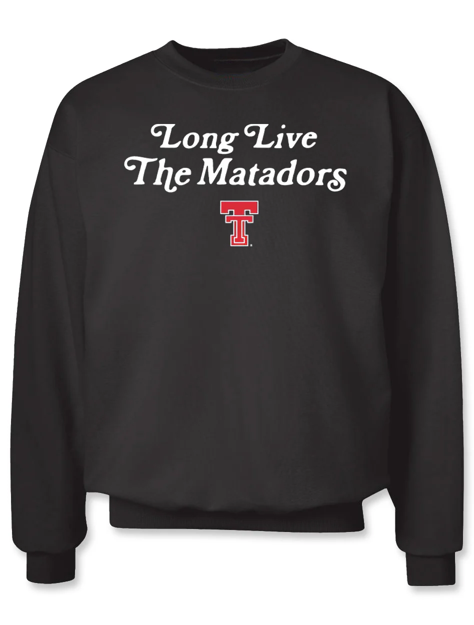 Texas Tech "Long Live the Matadors" Embroidered Sweatshirt