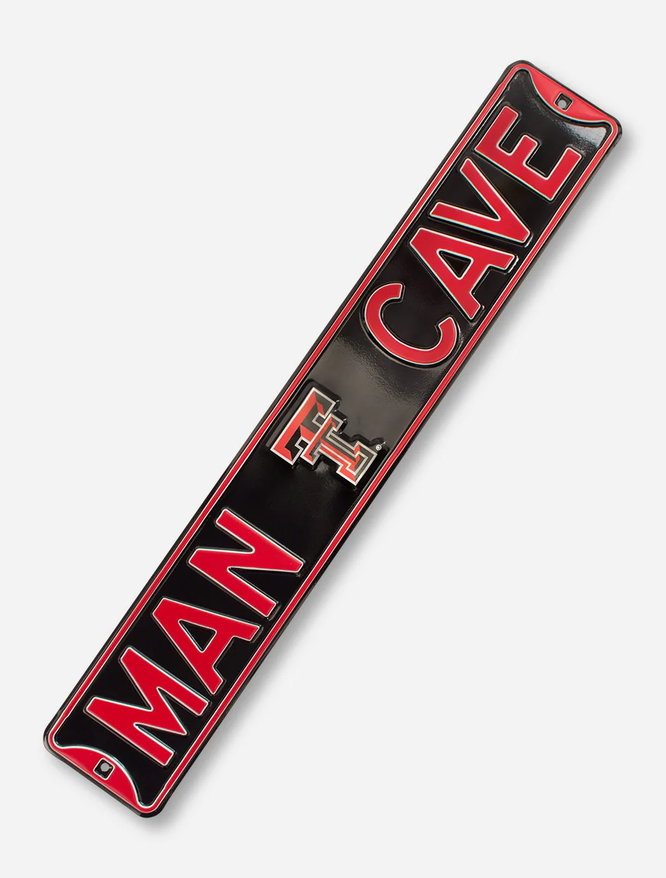 Texas Tech Man Cave Street Sign