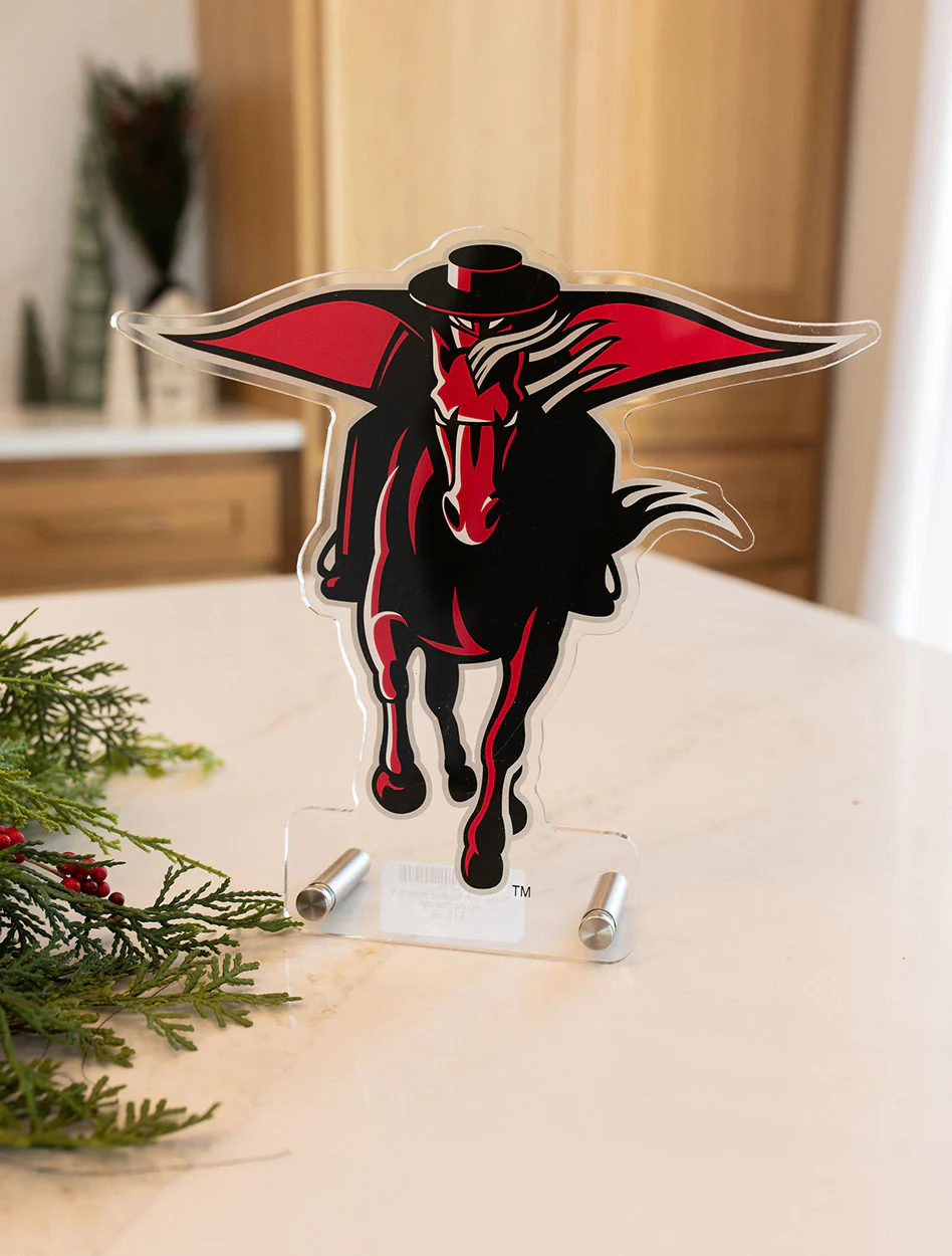Texas Tech Masked Rider 9.5" Acrylic Standee