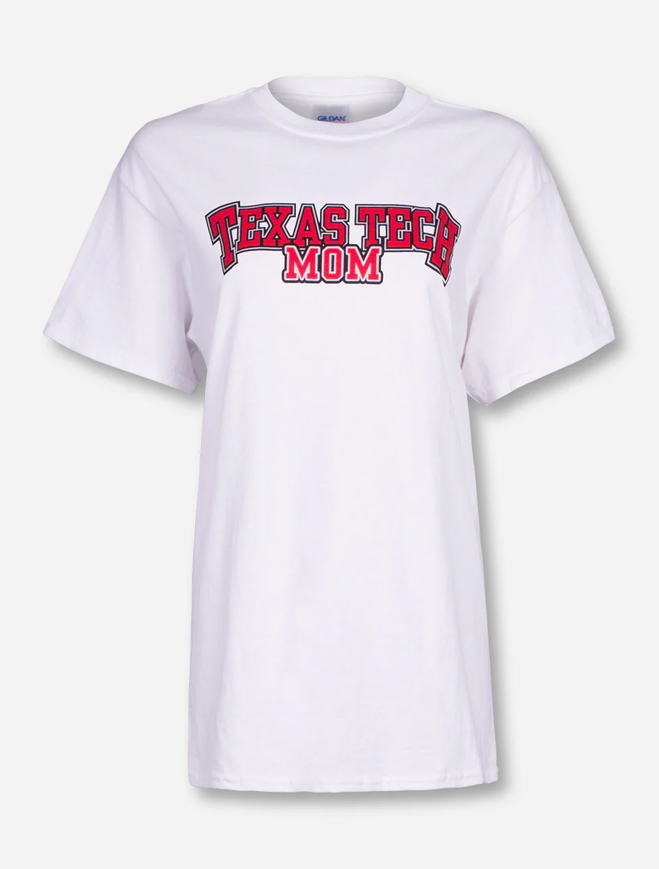 Texas Tech Mom White T-Shirt