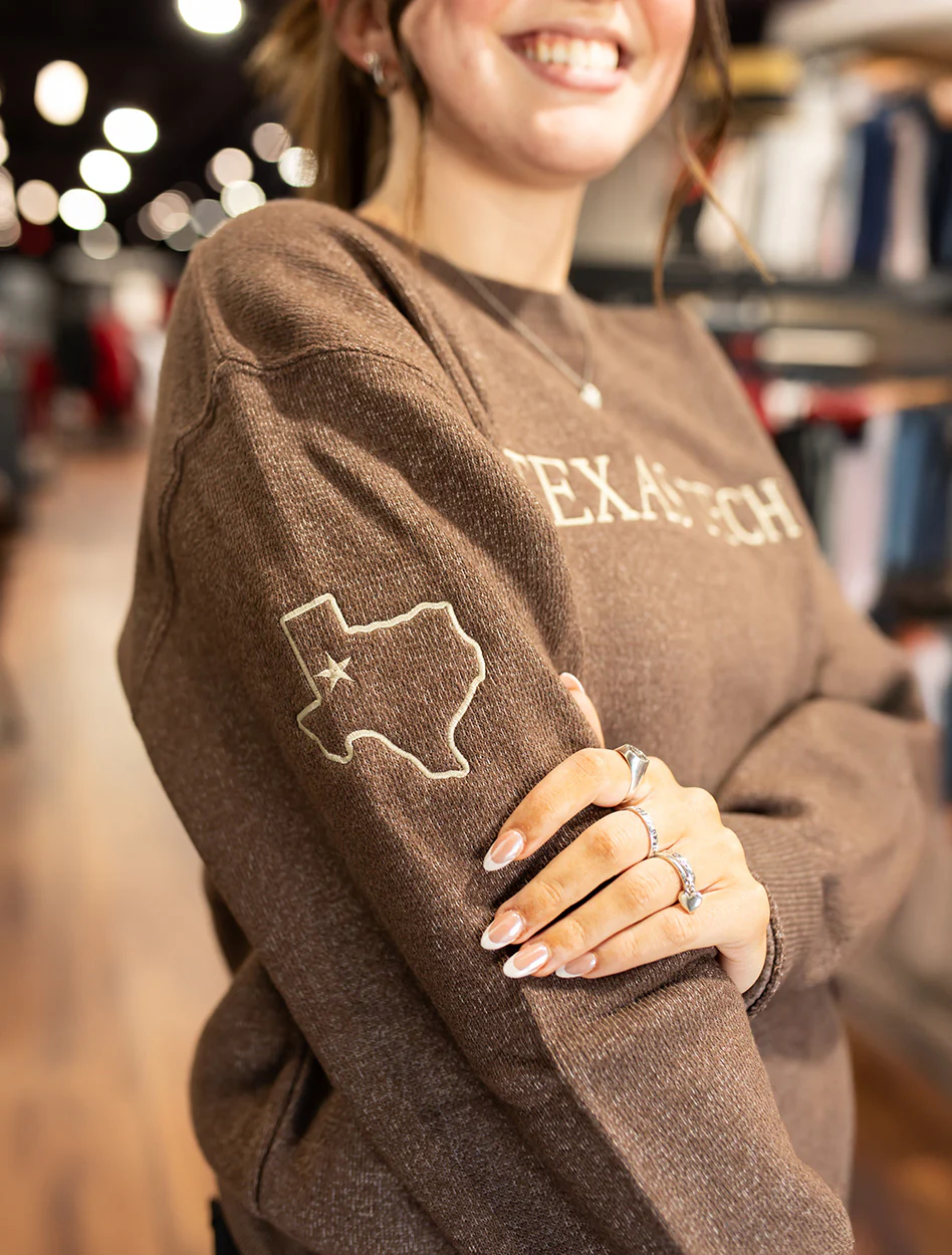 Texas Tech "Nantucket" Knit Crew Sweatshirt - Image 3