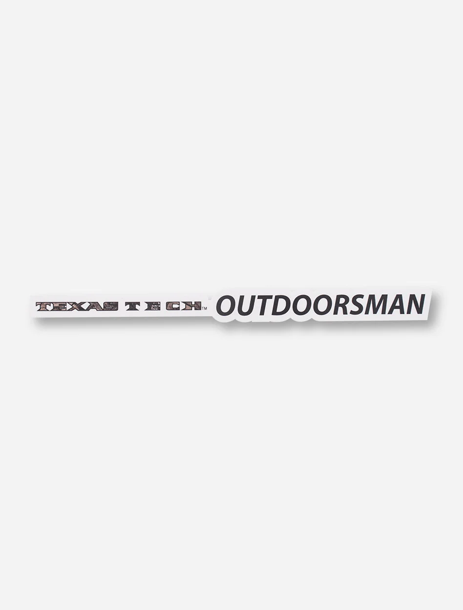 Texas Tech Outdoorsman Camo Decal