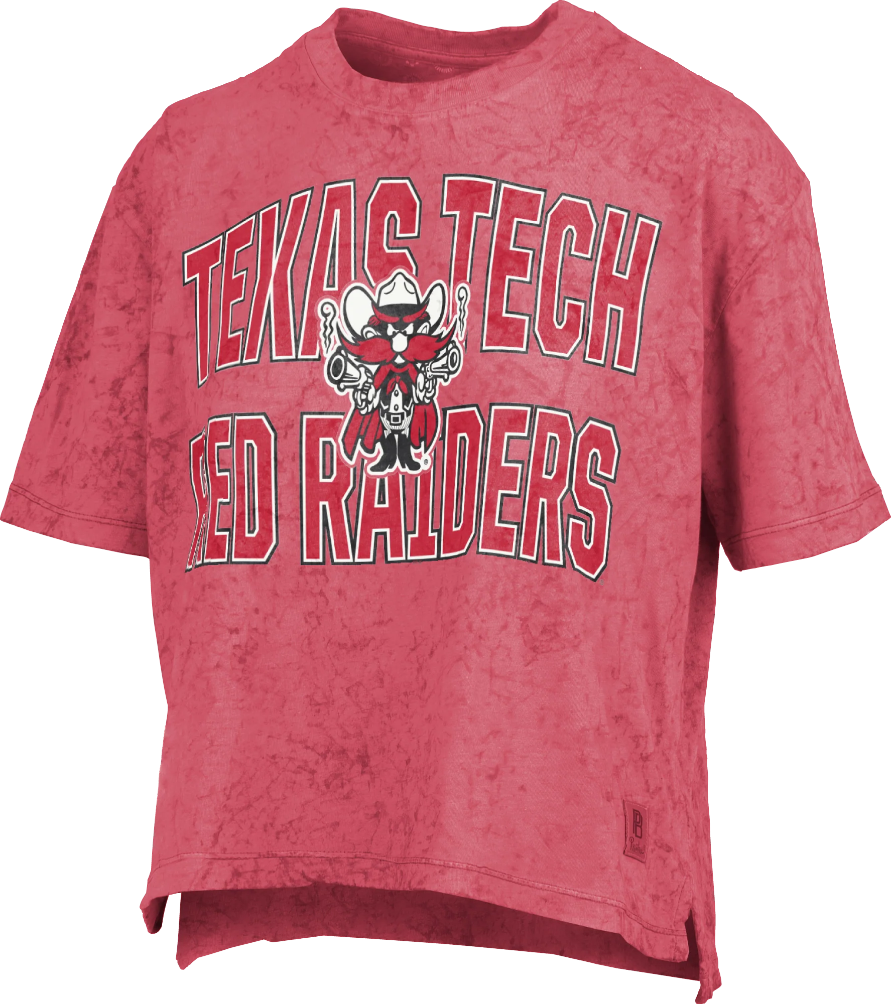 Texas Tech Pressbox "Maxima Ocean Reef" Sun Wash Crop Top