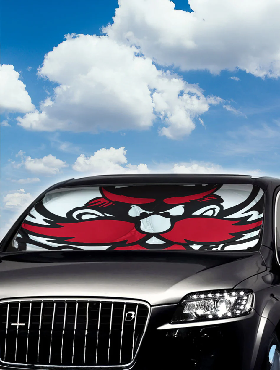 Texas Tech Raider Red Collapsible Car Sun Shade