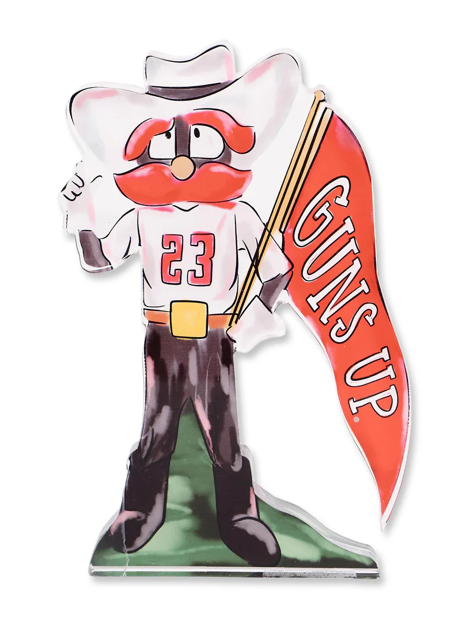 Texas Tech Raider Red Guns Up Acrylic Standee