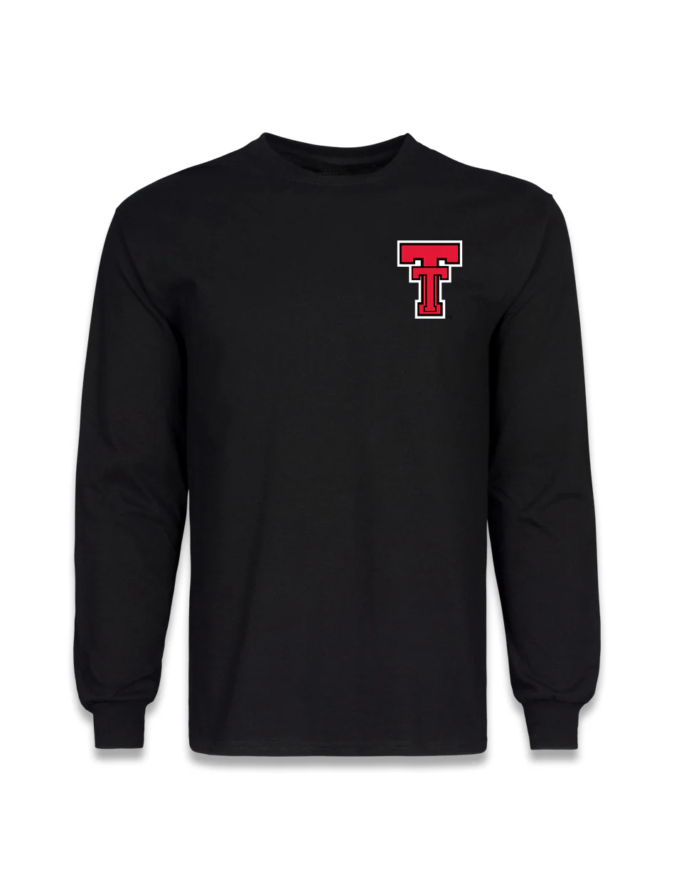 Texas Tech" Raider Red Helmet" Long Sleeve Shirt - Image 2