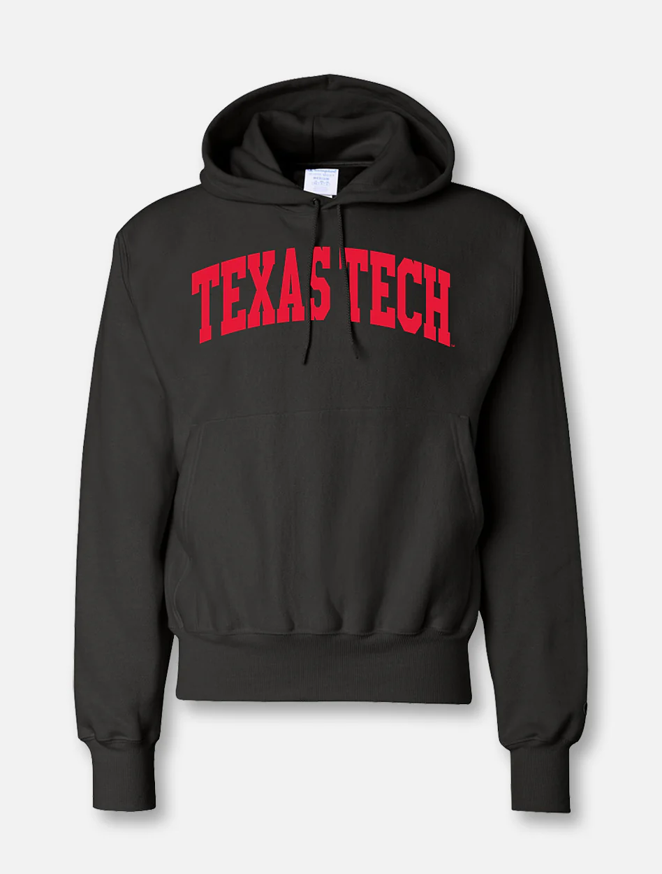 Texas Tech Red Raiders Arch Reverse Weave Hoodie - Image 3