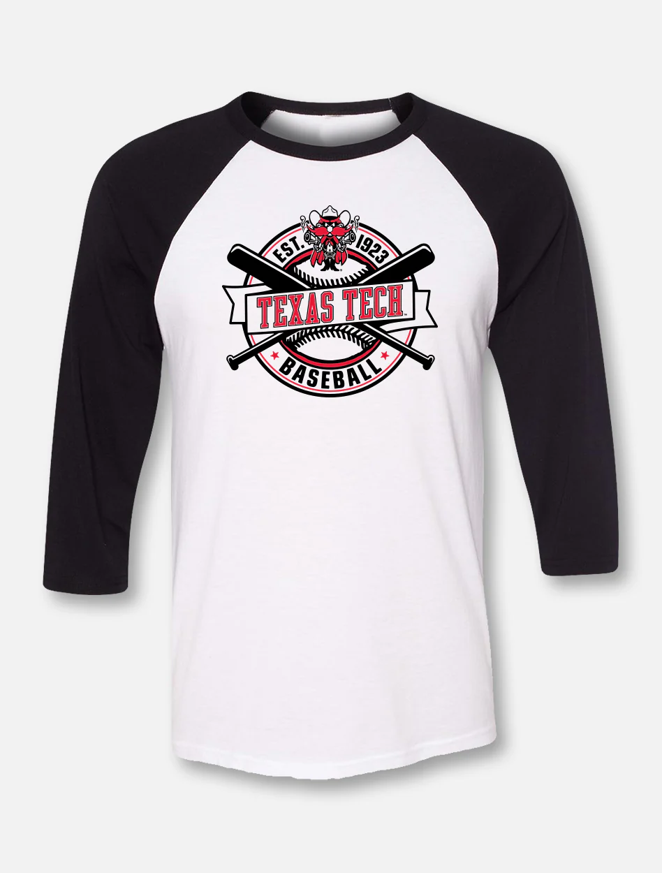 Texas Tech Red Raiders Baseball "Right Off the Bat" Raglan
