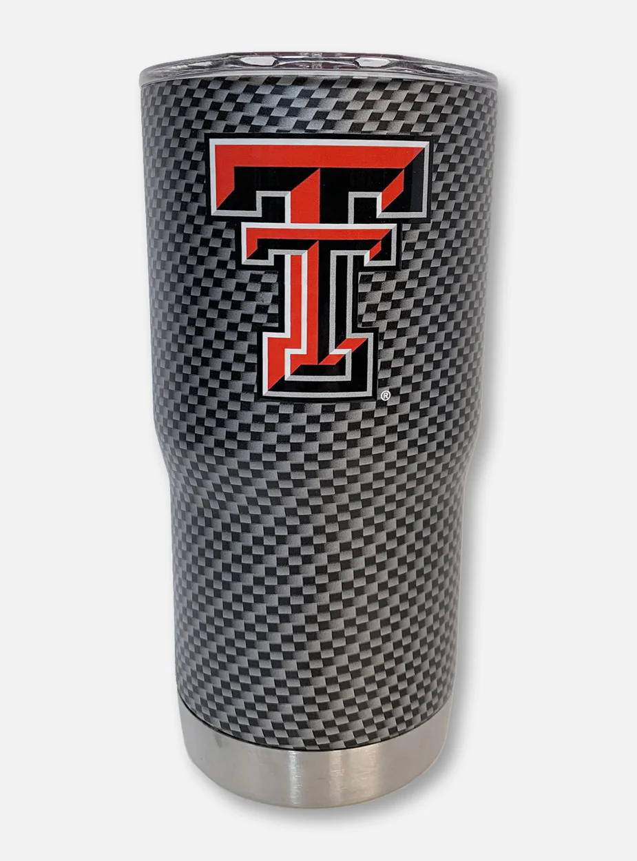 Texas Tech Red Raiders Carbon Fiber Double Walled 20 oz Travel Tumbler - Image 2