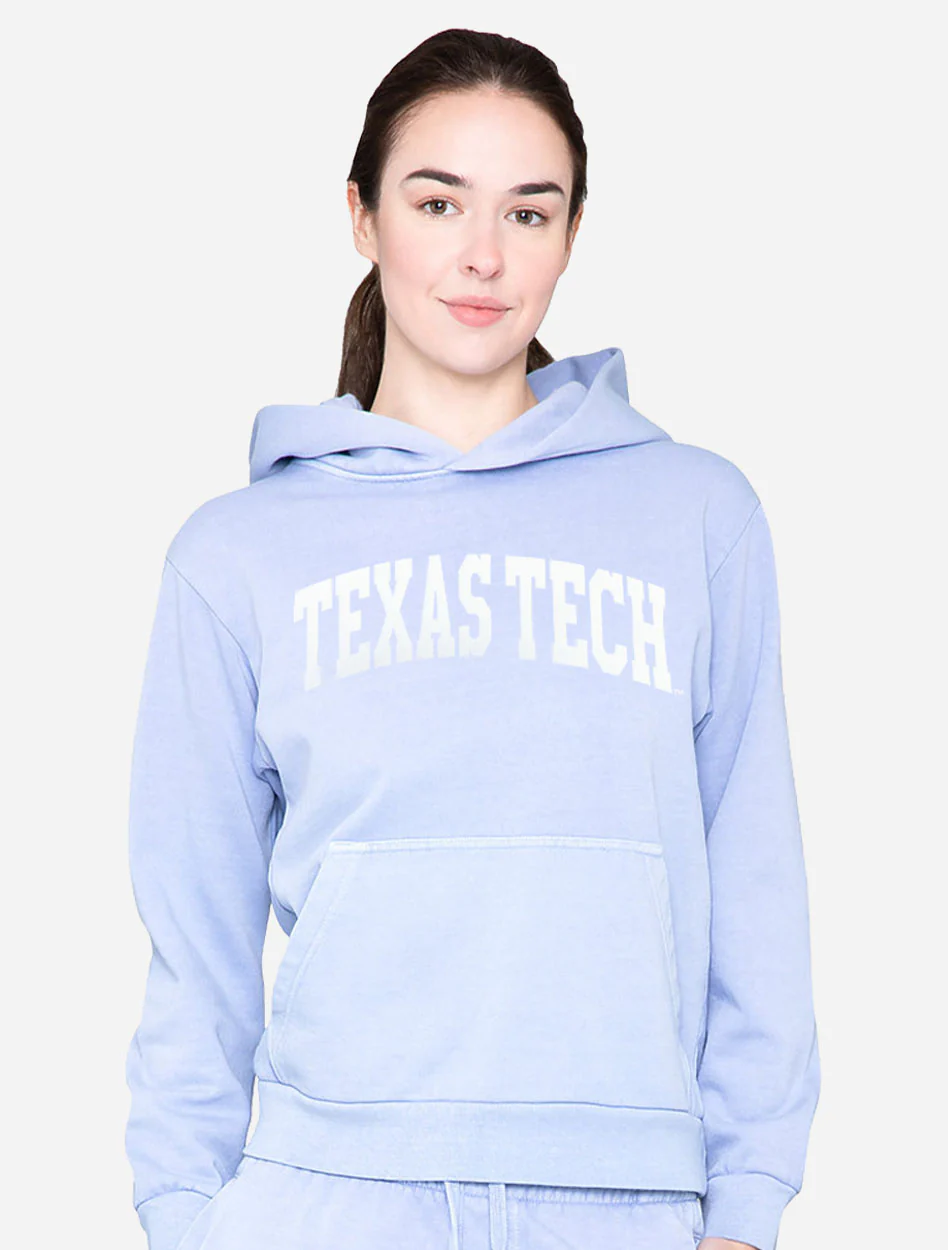 Texas Tech Red Raiders "Classic Twill Arch " Comfy Hooded Sweatshirt - Image 6