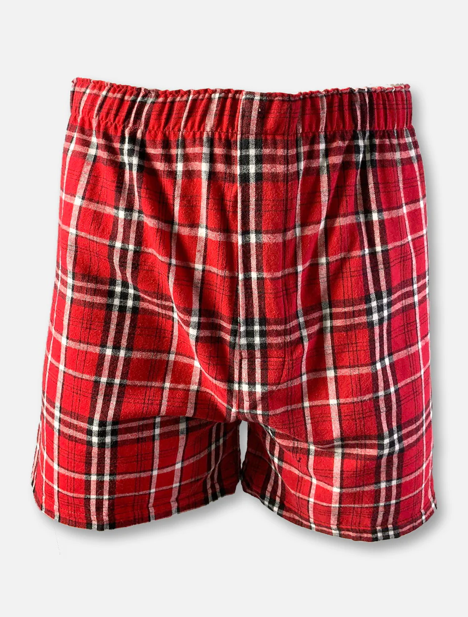 Texas Tech Red Raiders Double T Plaid Flannel Boxers - Image 3
