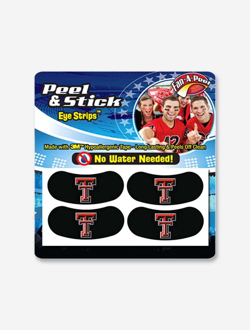 Texas Tech Red Raiders Double T Two Pair Eye Black Strips