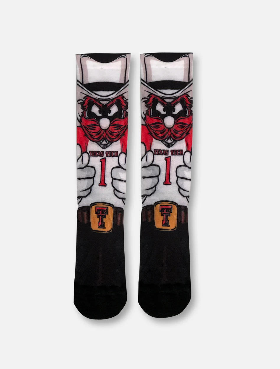 Texas Tech Red Raiders Double T YOUTH Raider Red "HyperOptic" Socks