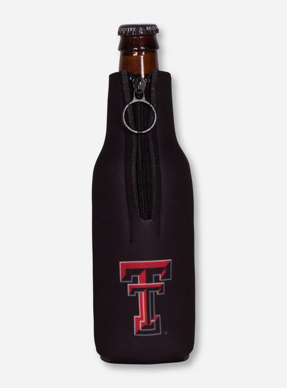 Texas Tech Red Raiders Double T Zippered Bottle Cooler - Image 2