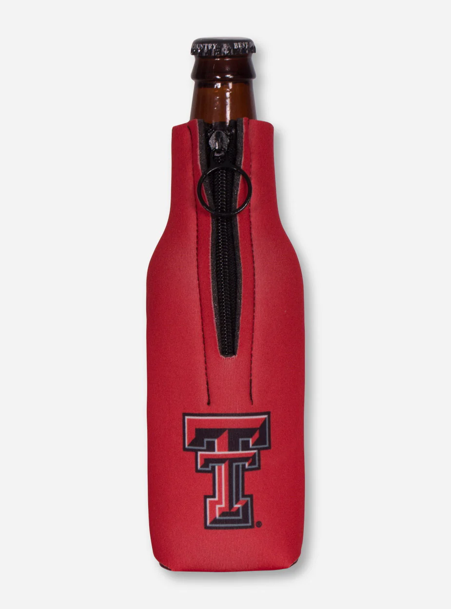 Texas Tech Red Raiders Double T Zippered Bottle Cooler - Image 4