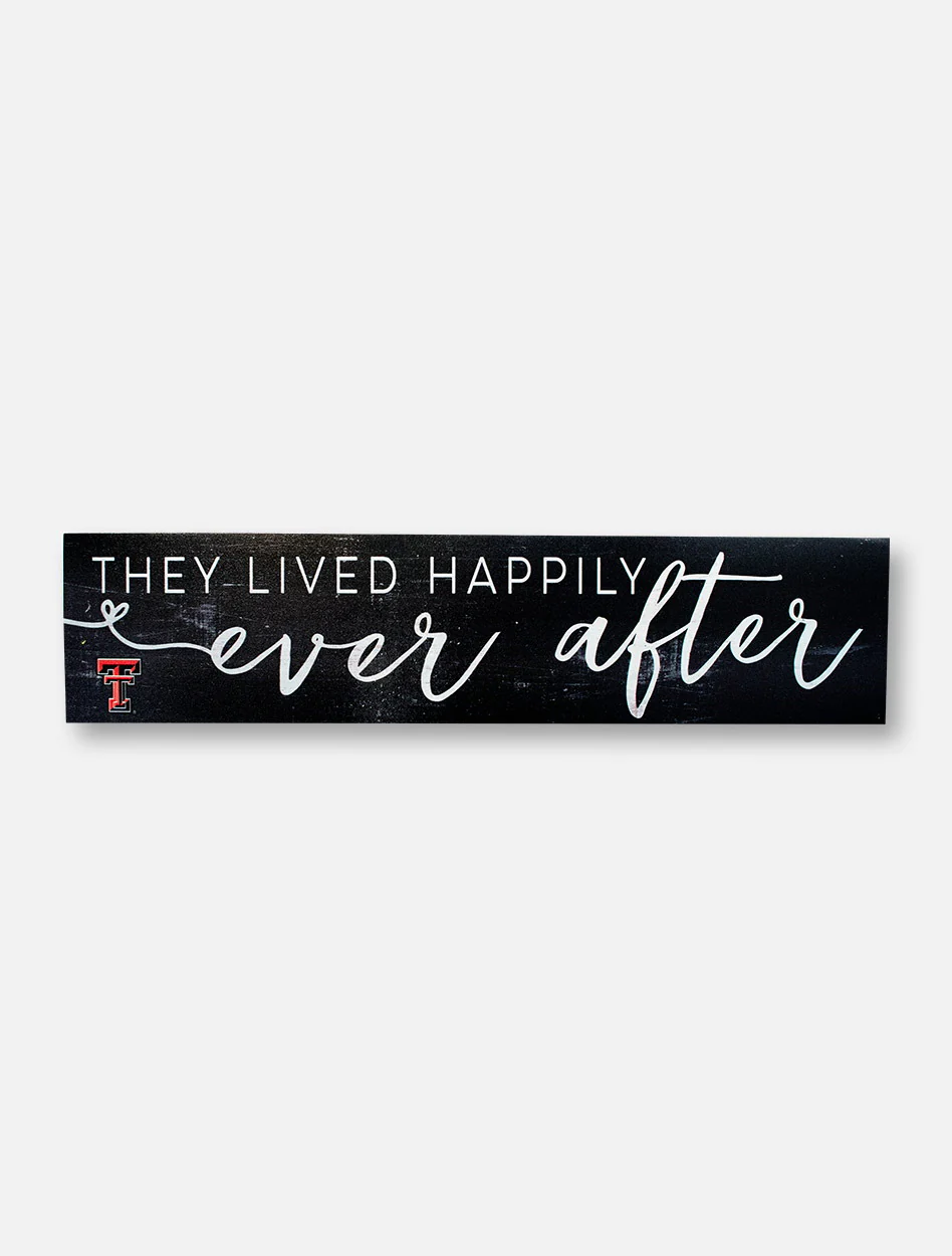 Texas Tech Red Raiders "Ever After" with Double T Wall Decor