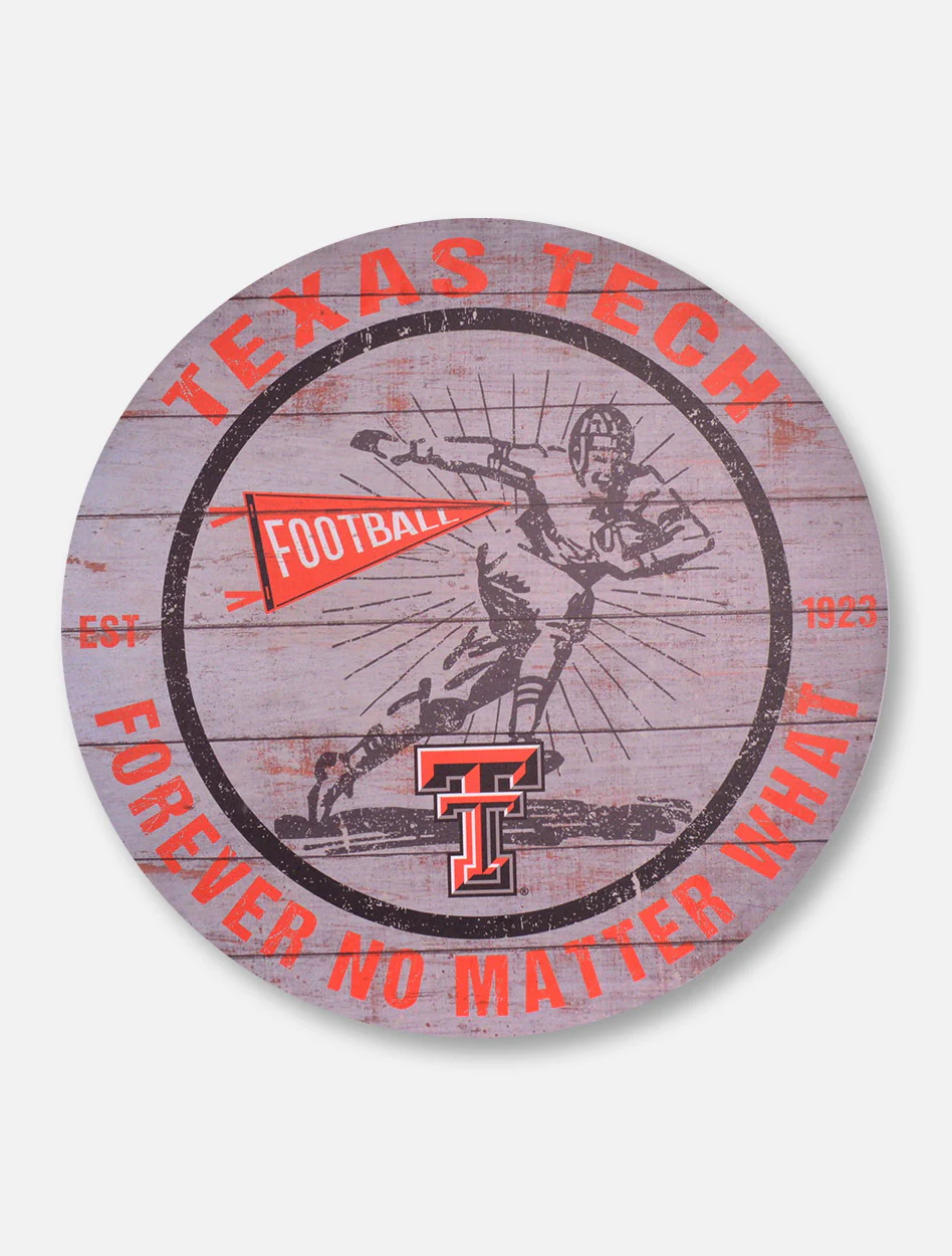 Texas Tech Red Raiders "Forever No Matter What" Wall Art