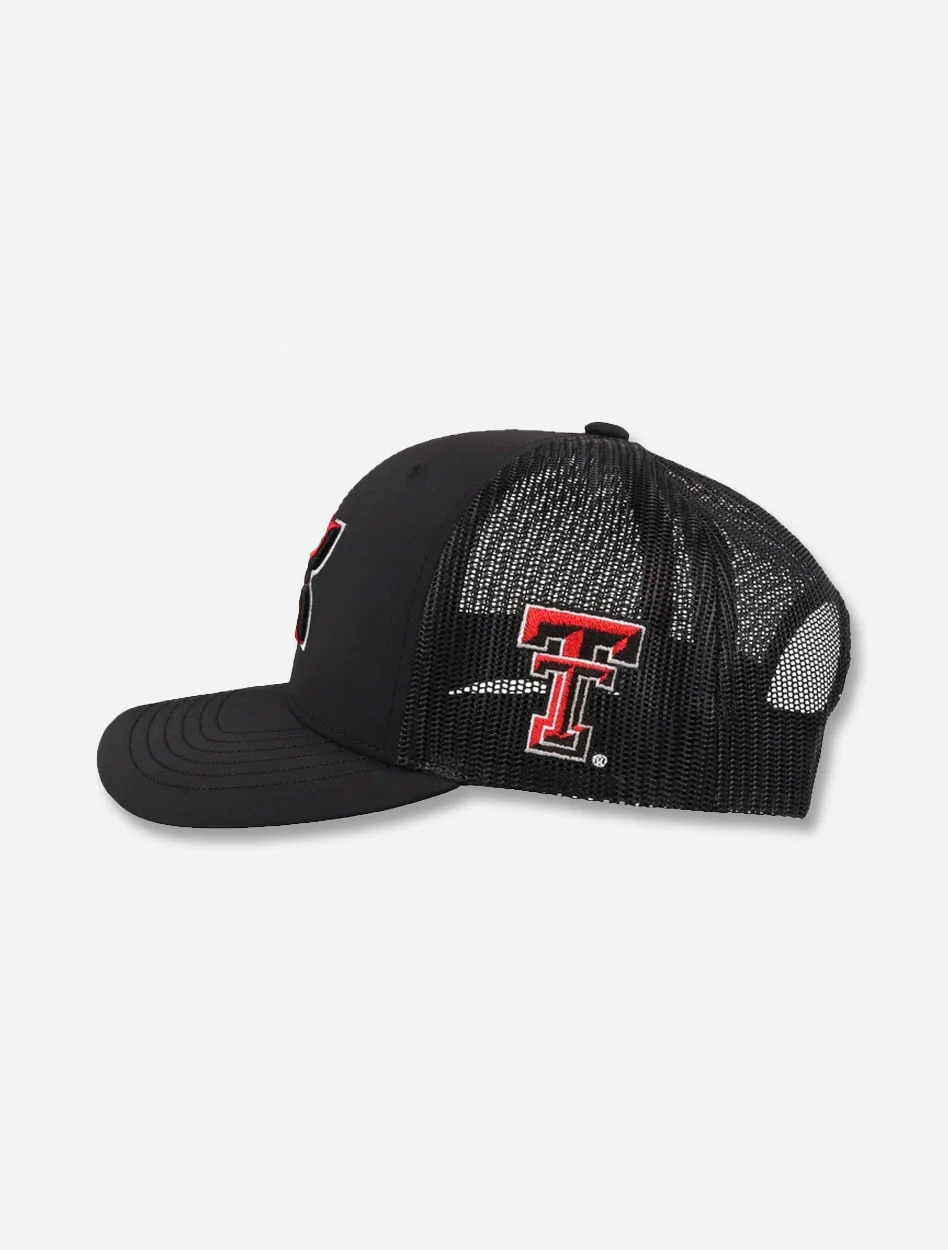 Texas Tech Red Raiders Hooey Cap with Hooey Logo and Double T on side Snapback YOUTH Cap - Image 3