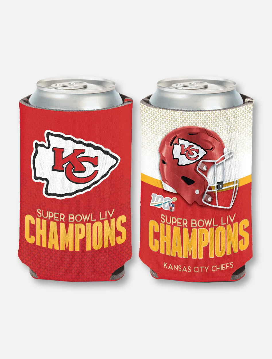 Texas Tech Red Raiders Kansas City Chiefs Super Bowl LIV Champions 12oz Can Cooler