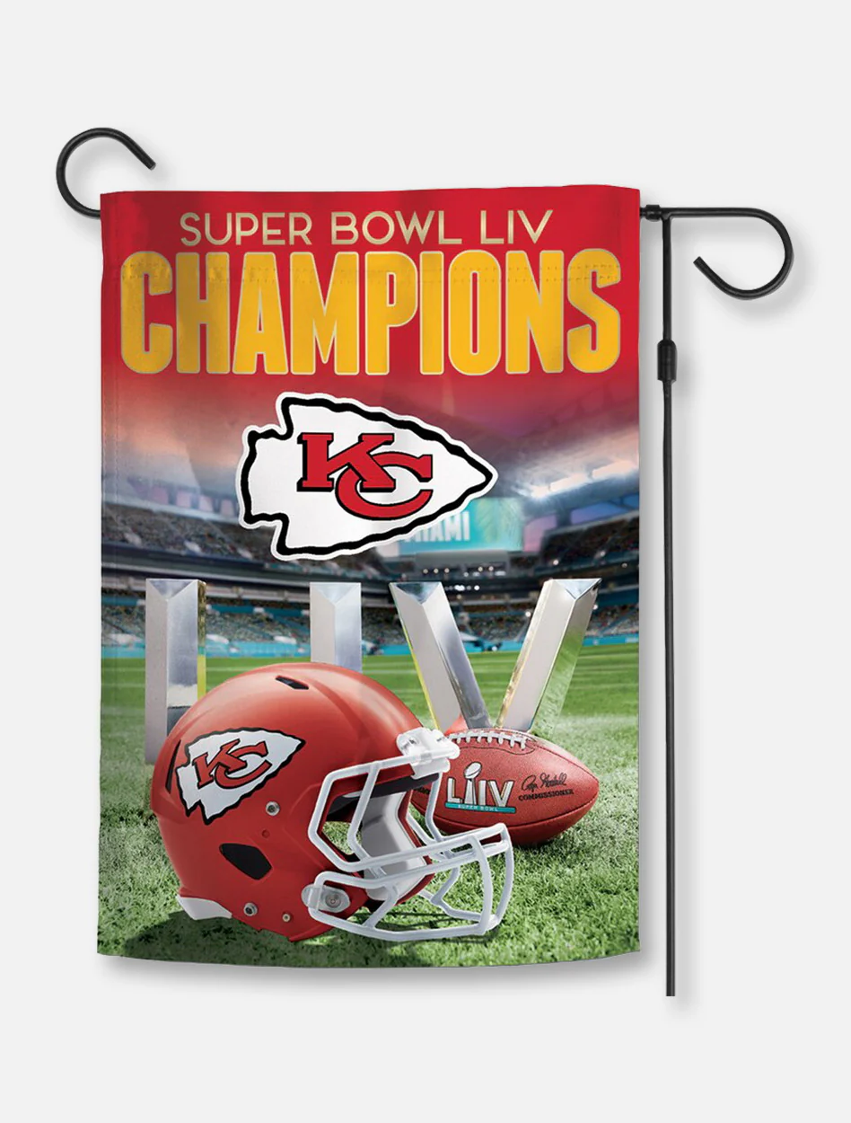 Texas Tech Red Raiders Kansas City Chiefs Super Bowl LIV Champions Two-Sided Garden Flag - Image 3