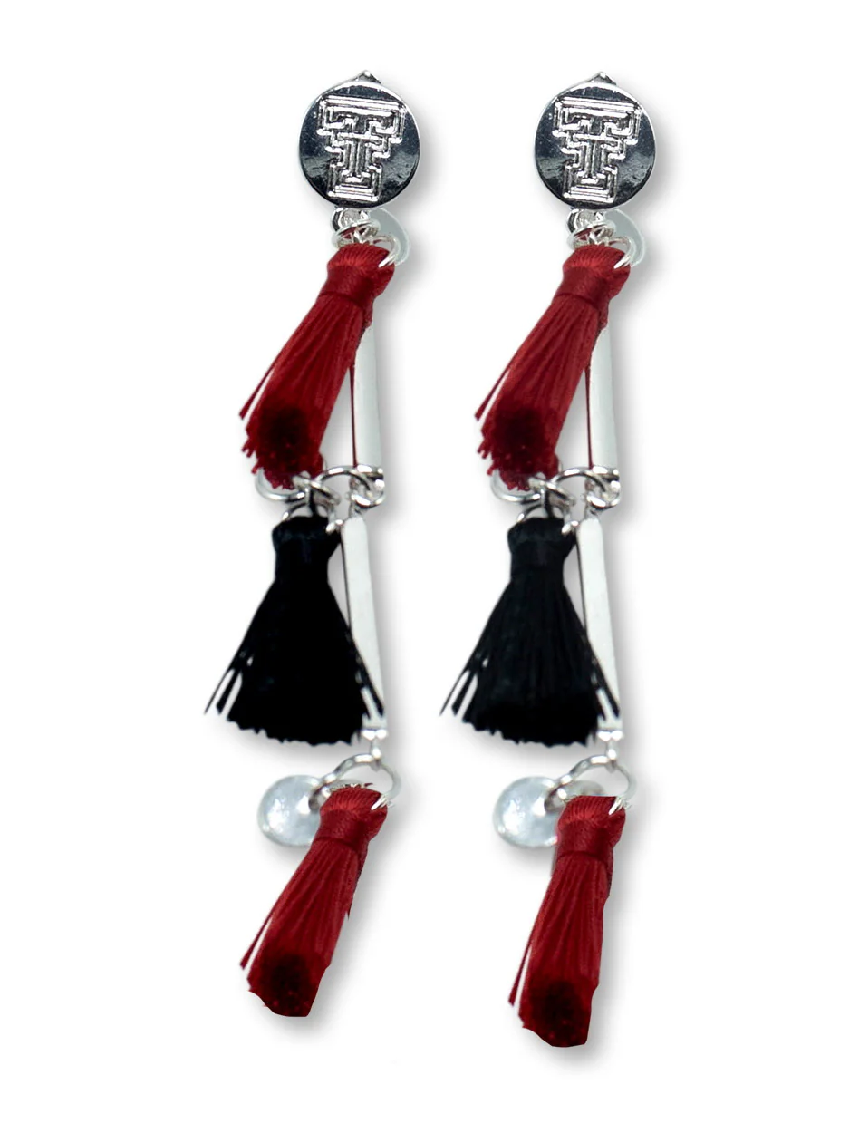 Texas Tech Red Raiders Melody Tassel Earrings