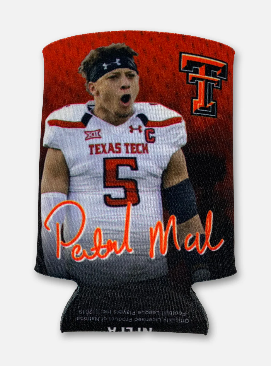 Texas Tech Red Raiders Patrick Mahomes Slim Can Cooler